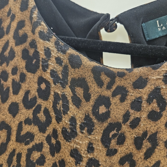 Lauren Ralph Lauren leopard print dress with belt - Picture 5 of 8